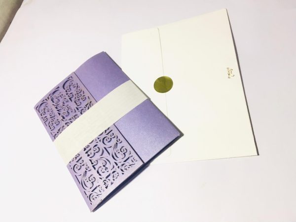 Laser-cut invite A06 3folds - Image 3
