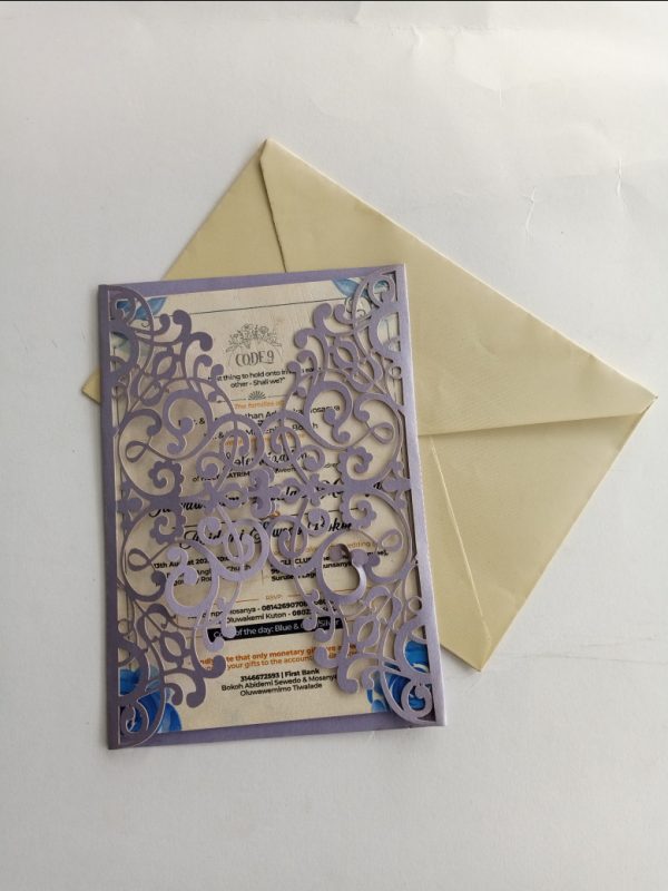 Laser-cut invite A06 2folds - Image 6