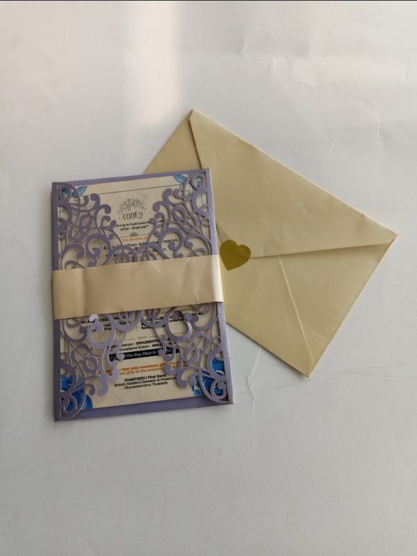 Laser-cut invite A06 2folds - Image 7