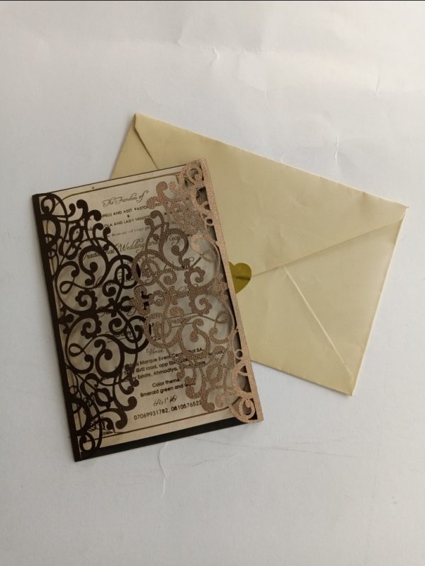 Laser-cut invite A06 2folds - Image 8