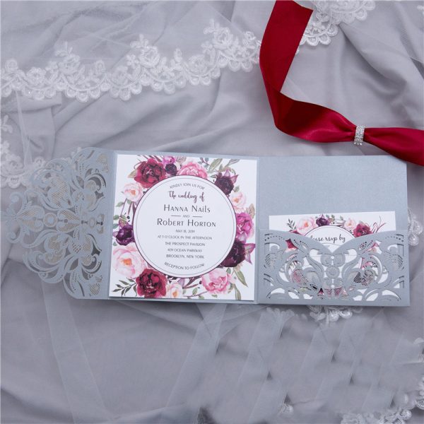 Laser-cut invite A07 3folds - Image 11
