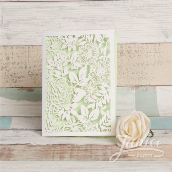 Laser-cut invite single fold - Image 4