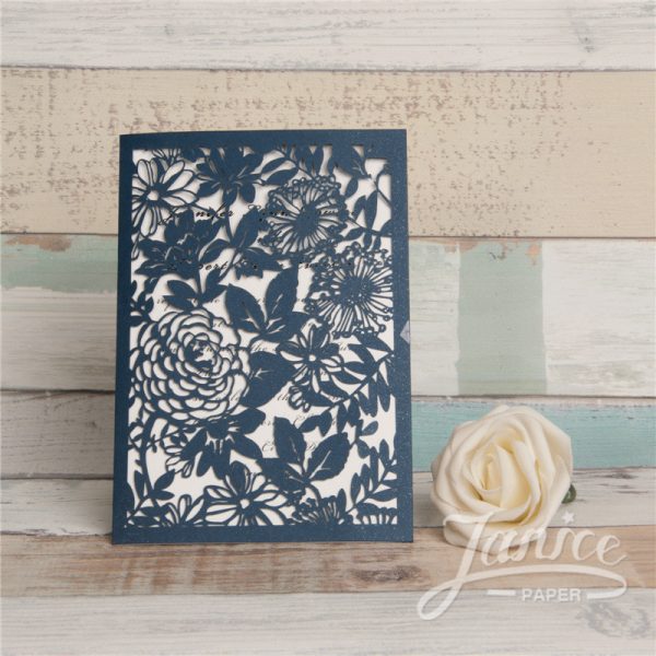 Laser-cut invite single fold - Image 2