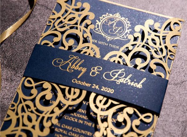 Laser-cut invite A06 2folds - Image 4